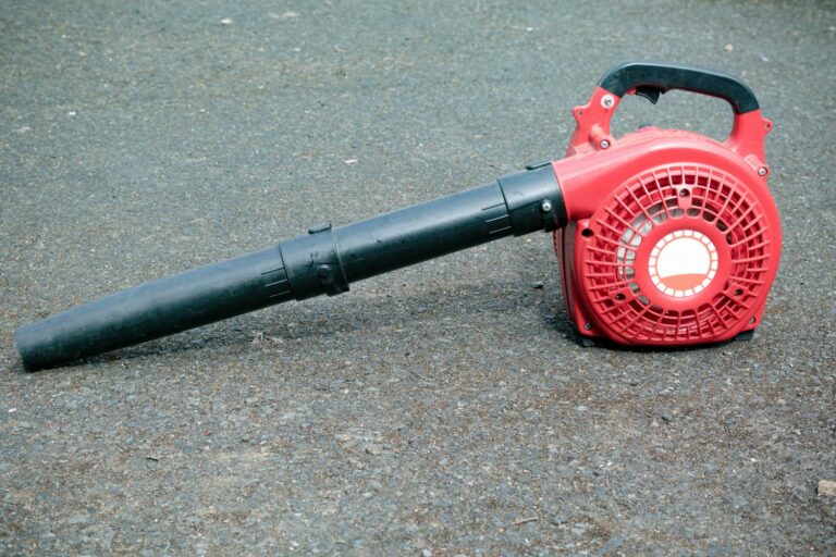 garage gym ideas leaf blower
