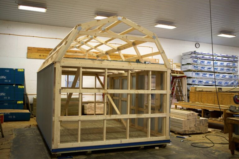 lofted barn cabin construction
